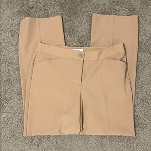 Nine West Tan Straight Leg Women's Pants